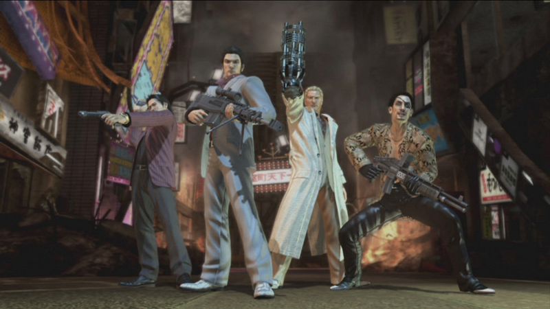 In addition to the main games, there have been three spin-off Yakuza titles. Two of them—a PSP game and a PS3 one set in medieval Japan—were never released in the West. The third, a zombie shooter called Dead Souls (pictured), was; play it if you want, but it’s not very good.